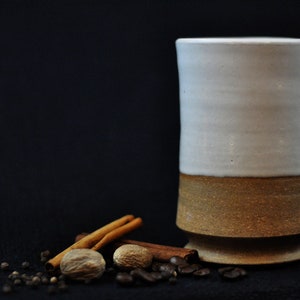 Footed Tumbler | Ceramic Cup | Ceramic Tumbler | Footed Ceramic Cup