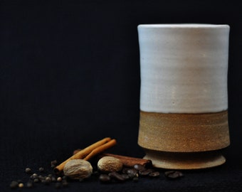 Footed Tumbler | Ceramic Cup | Ceramic Tumbler | Footed Ceramic Cup