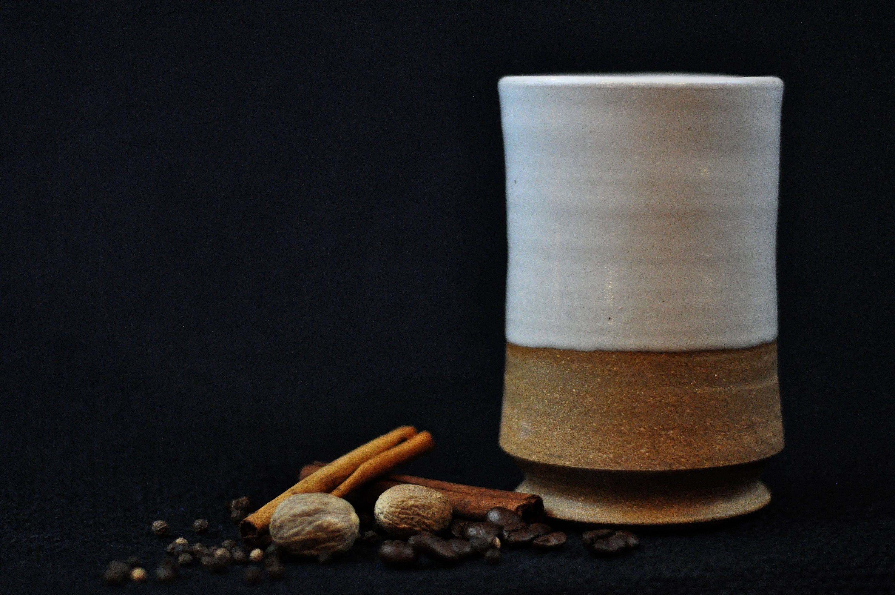 Footed Tumbler | Ceramic Cup | Ceramic Tumbler | Footed Ceramic Cup