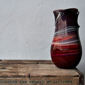 Glass Vase | Handblown Glass Vase | Colored Vase | Glass Vessel | Glass Centerplace | Artisan glass | Art Vase