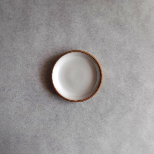 Modern Rustic Side Plate | Ceramic Side Plate | Modern Rustic Dinnerware | White Stoneware | Farmhouse Side Plate