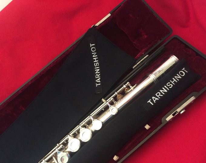 Velveteen Flute Bag, C Flute, Concert Flute, Alto Flute Cover, Lined