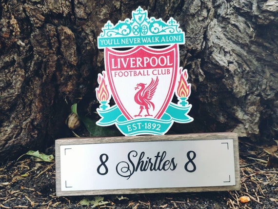 Liverpool Fc Crest Emblem Necklace Pendant Chain Football Club Player Present