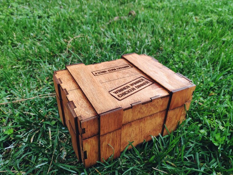 Personalized Pubg Gift Box winner winner chicken dinner pubg Etsy