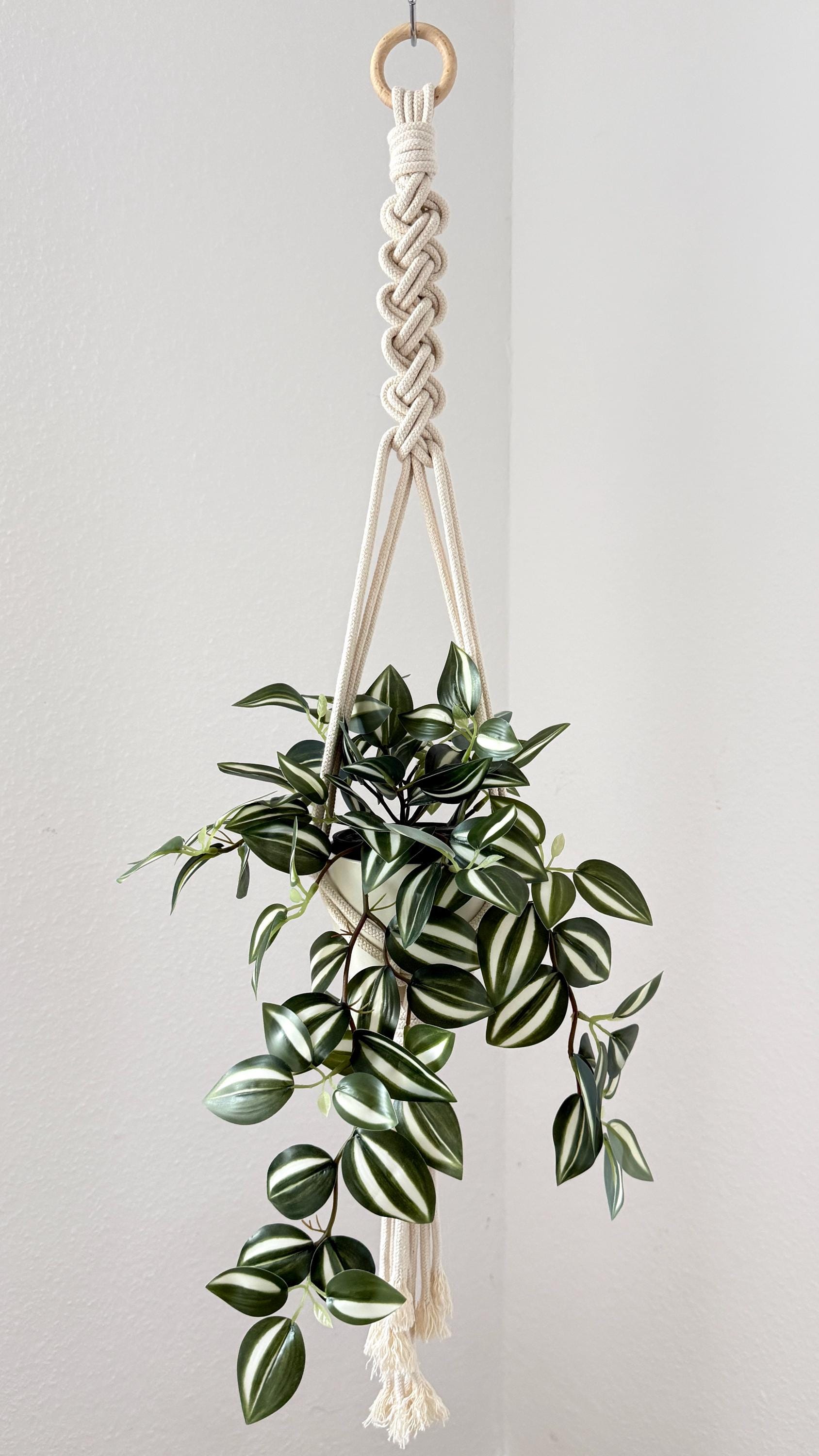 Macrame Hanging Planter Pattern PDF | Easy DIY Plant Hanger Tutorial ...