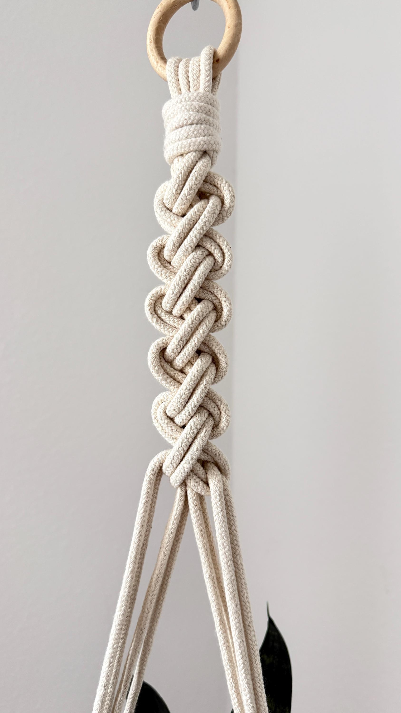 Macrame Hanging Planter Pattern PDF | Easy DIY Plant Hanger Tutorial ...