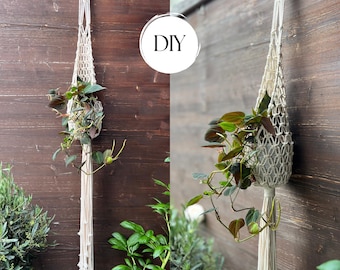 Macrame Plant Hanger PDF Pattern, Beginner Friendly, Air Plant Nest Cosy Pod DIY, Digital Download