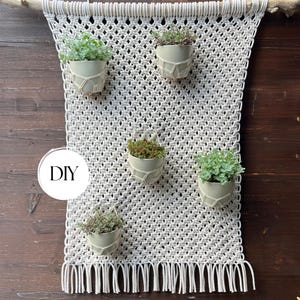 Macrame Wall Planter for Multiple Pots | Boho Chic Plant Hanger | Perfect for Indoor & Outdoor Decor | Instant Download DIY Macrame Pattern