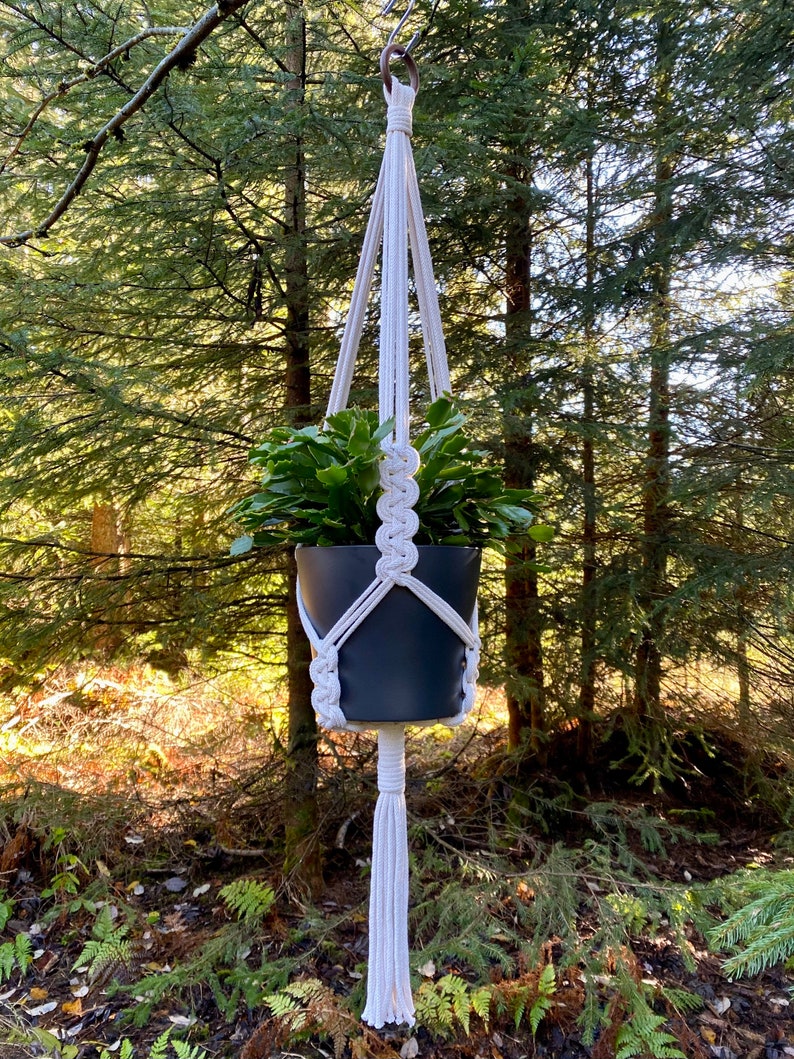 DIY Macrame Plant Hanger PDF Pattern Tutorial Instructions Etsy