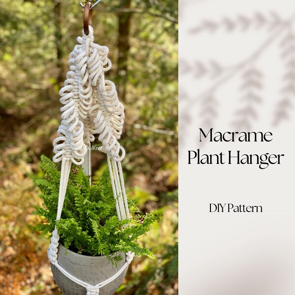 Triple Macrame Plant Hanger - Etsy