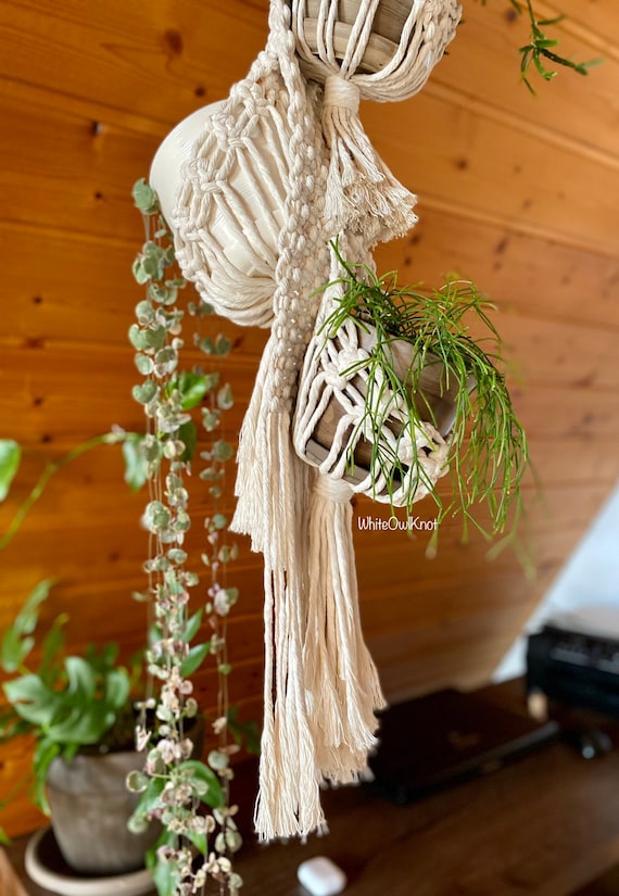 PDF Pattern Macrame Plant Hanger, Multiple Plant Hanger DIY, Macram Pod  Planter Pattern, DIY Macrame, Step by Step, How to Plant Hanger - Etsy