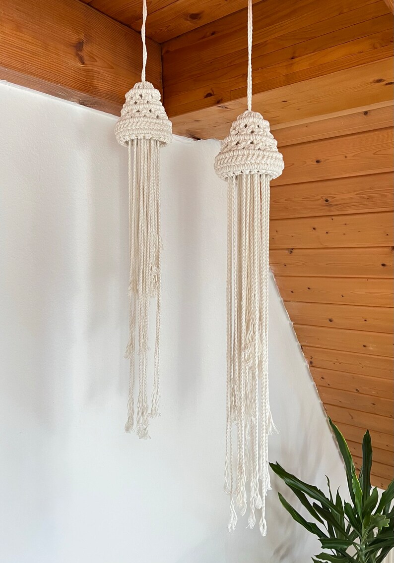 Jellyfish Macrame DIY Pattern, Macrame PDF Pattern, Step by Step ...