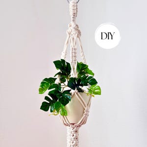 Eclectic Macramé Plant Hanger DIY Pattern: Decorate with Style! Perfect for Beginners | Unique Home Decor and Thoughtful Gift