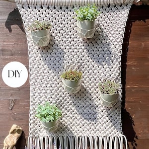 Macrame Wall Planter for Multiple Pots | Boho Chic Plant Hanger | Perfect for Indoor & Outdoor Decor | Instant Download DIY Macrame Pattern