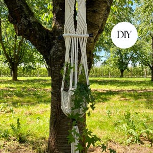 PDF pattern Macrame plant hanger, Josephina knot plant hanger DIY, macramé pattern beginner, DIY macrame, step by step, how to plant hanger