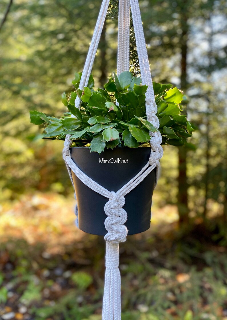 DIY Macrame Plant Hanger PDF Pattern Tutorial Instructions Etsy