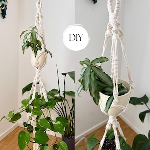 DIY Macrame Double Plant Hanger Pattern / Elevate Your Space with Style! / Perfect for Beginners / Unique Home Decor and Thoughtful Gift