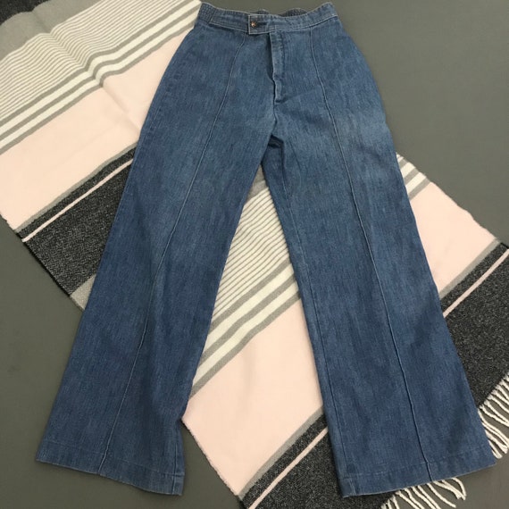Levis S XS 25 high waisted flares wide leg vintage