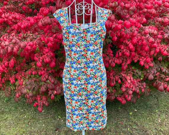 Vtg Vintage Dress 90s Mini Dress Floral off the Shoulder 1990s One Step Up - Etsy Vtg Vintage Dress 90s Mini Dress Floral off the Shoulder 1990s One Step Up - Etsy