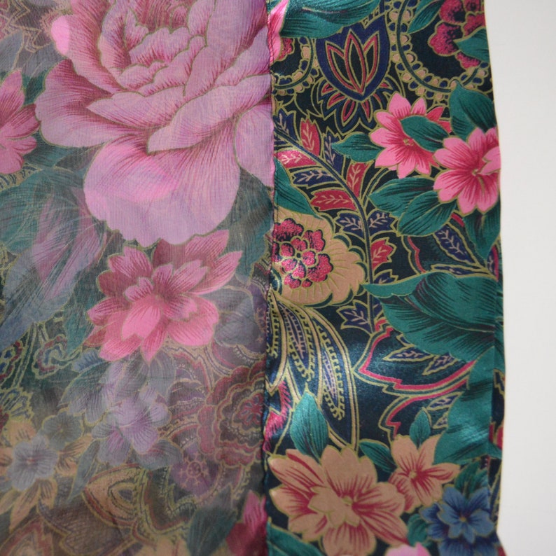vtg M victorias secret gold tag kimono robe