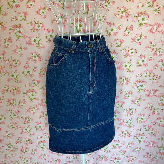Vintage Levi's Skirt 80s 90s Denim | XS-S | 25”-26” Waist - Etsy