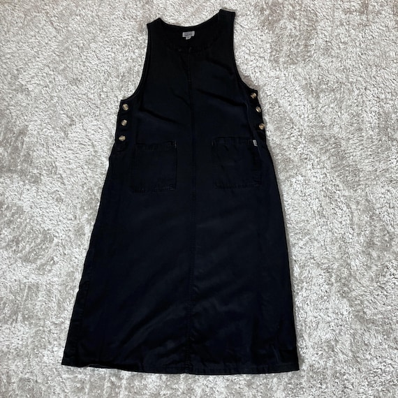 black jumper dress midi Women's Midi Jumper Dress