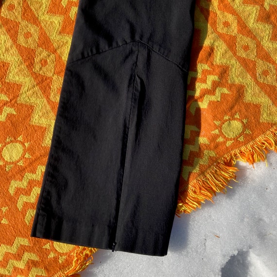 black 90s y2k express trousers mid rise pants 199… - image 7