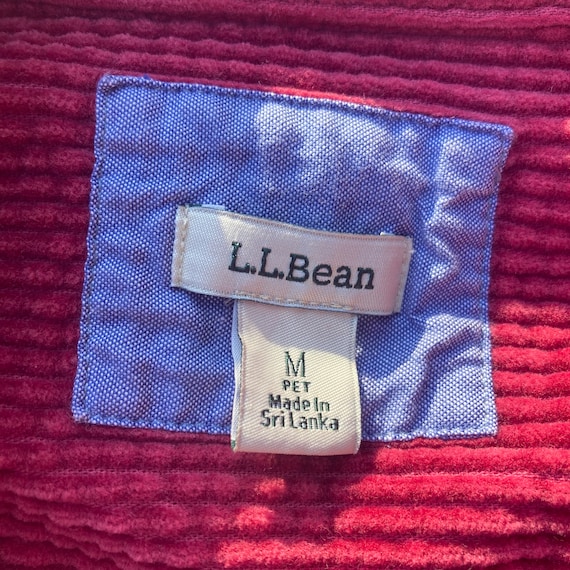 Vintage ll bean corduroy shacket shirt jacket mar… - image 2