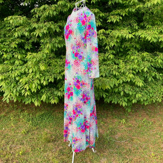 70s vtg vintage maxi long dress cottage prairie f… - image 10