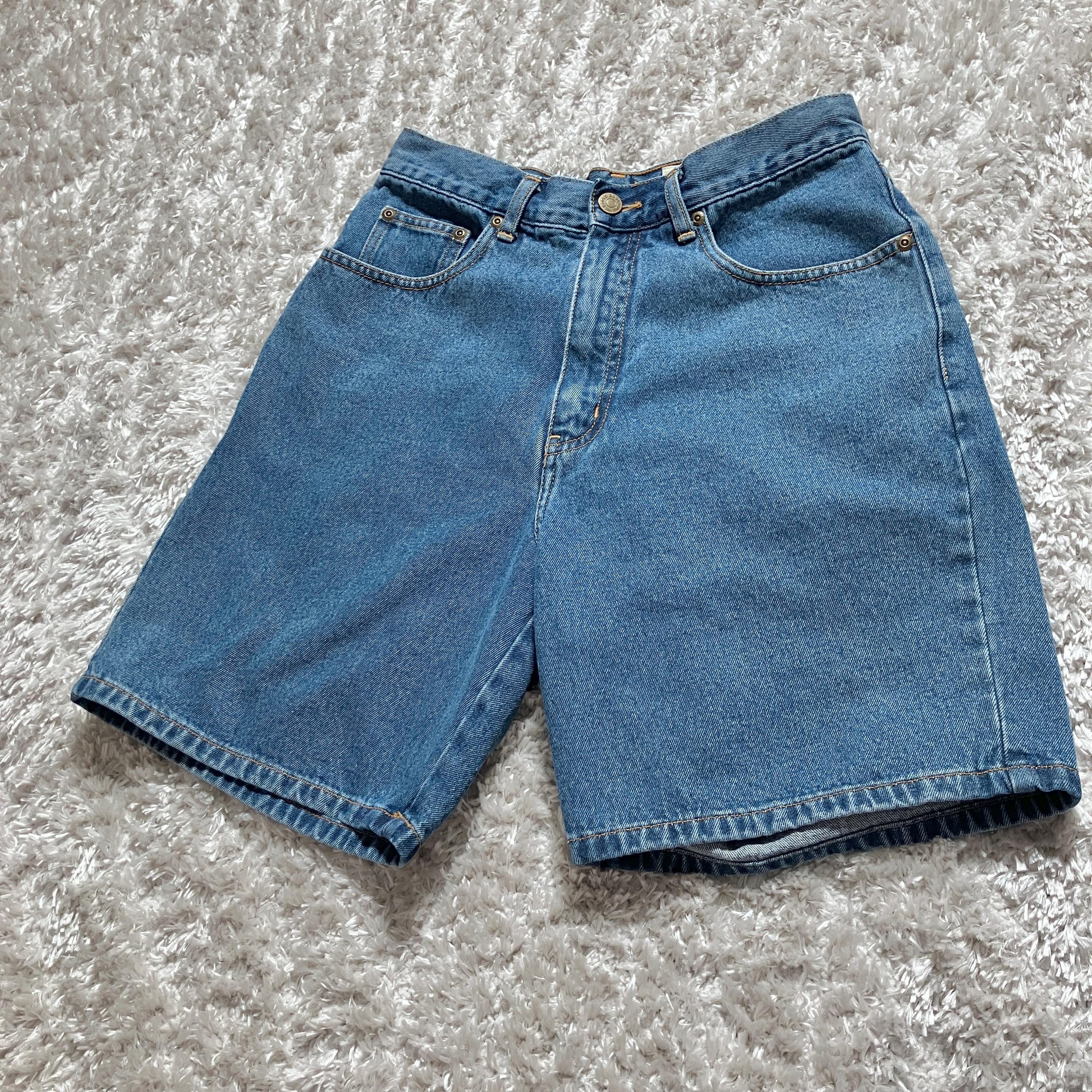 Vintage 90s Y2k Shorts Eddie Bauer 32- 33 Denim Jean Jorts High