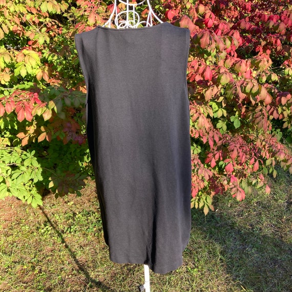 vintage talbots jumper dress 90s minimal black 19… - image 3