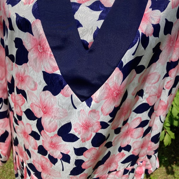 vtg vintage floral dress 1980s | L-XL | cottageco… - image 10