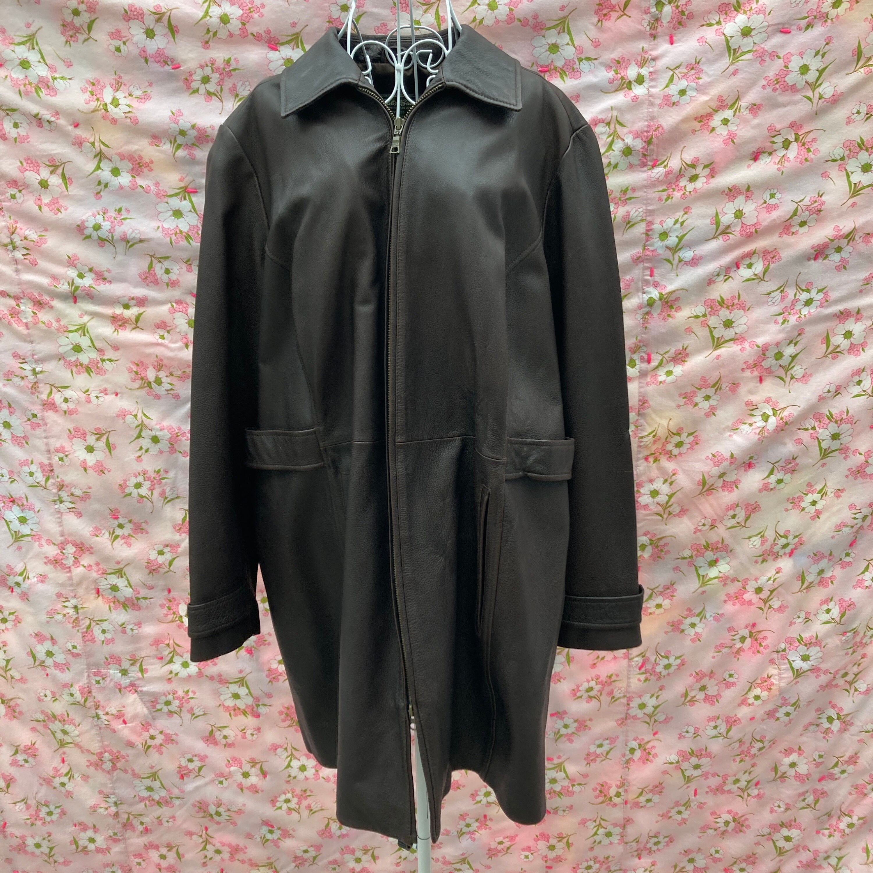 ジャケット・アウター 00's  Eddie Bauer leather jkt coat y2k 00's Eddie Bauer leather jkt coat y2k