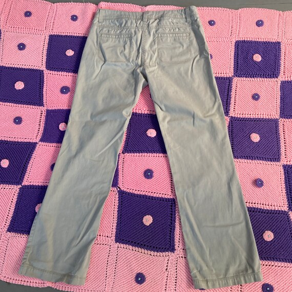00s Y2K trouser pants khaki boot cut | L - XL | S… - image 4