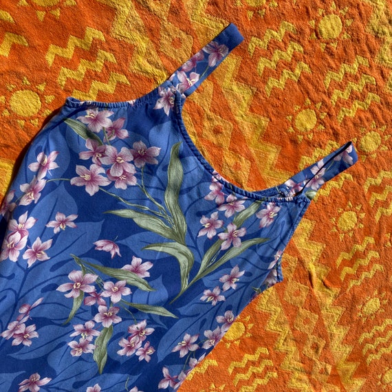 vintage 90  floral print dress cottage core //s-m… - image 4