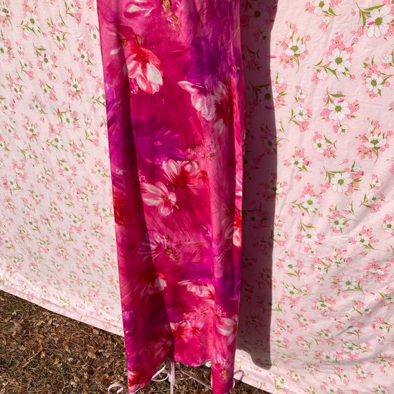 70s vintage maxi dress | S-M | Hawaiian floral pi… - image 2