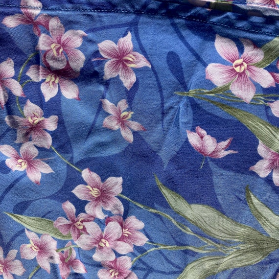 vintage 90  floral print dress cottage core //s-m… - image 6