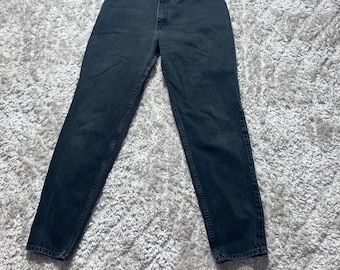 Vintage Wrangler | 30 in - 31 in | denim jean black charcoal  high waisted 90s 1990s  cotton