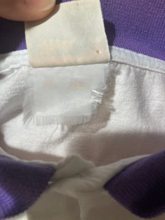 Vintage Ellesse polo shirt top  | S - M | purple … - image 9