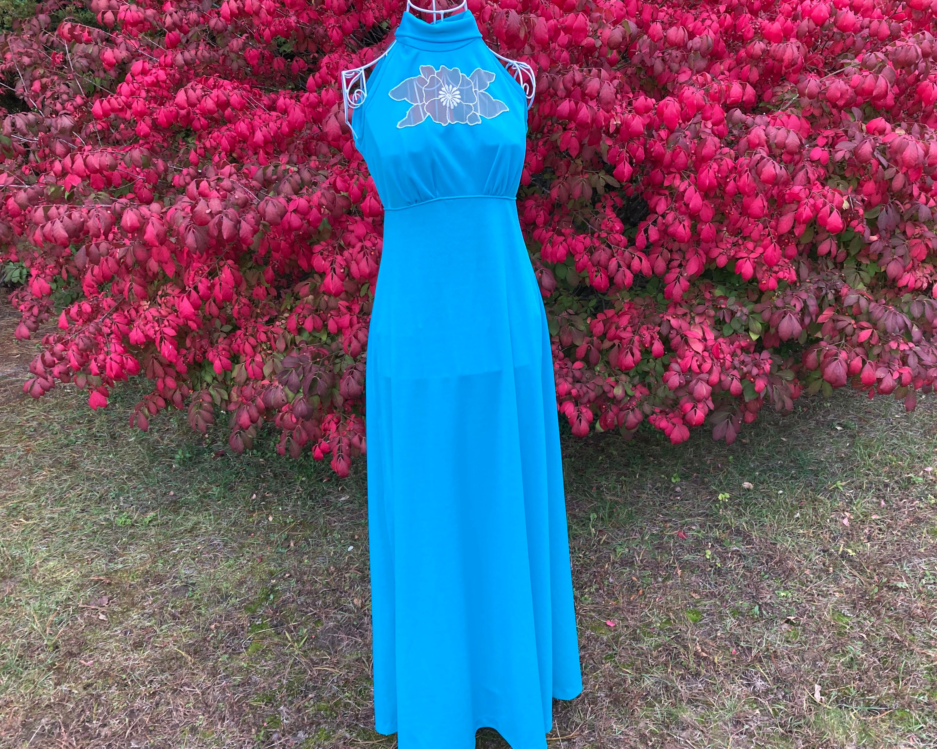 70s Cutout Dress - Etsy