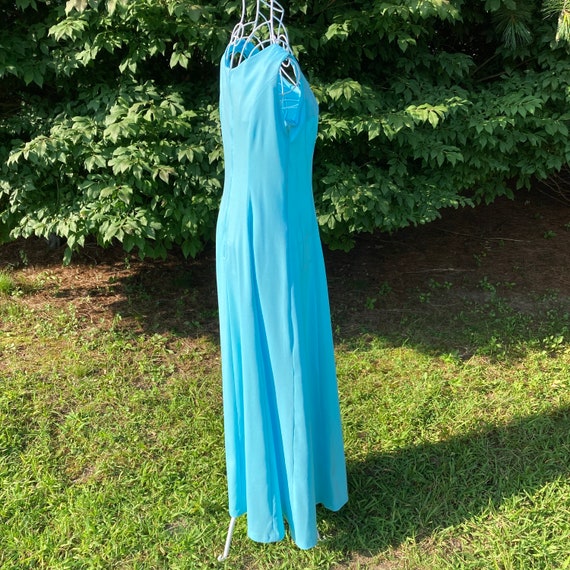 70s maxi dress set cornflower blue |S - M| 1970s … - image 7