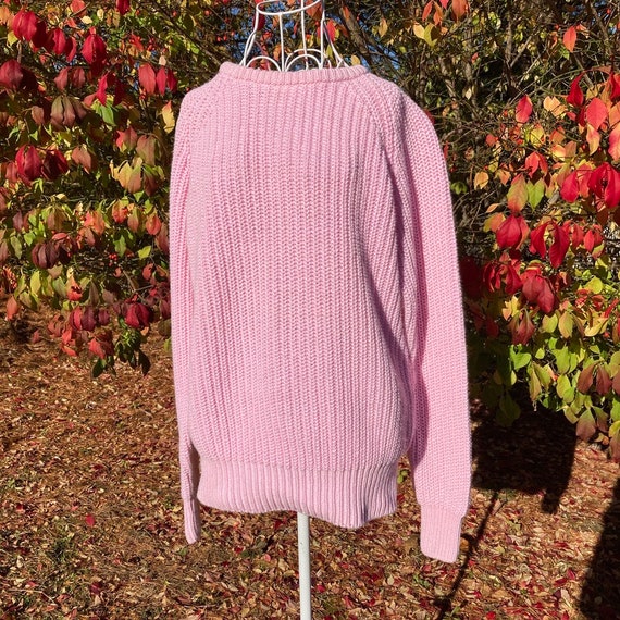 Vintage gap sweater80s 90s light pale pink  | XS-… - image 1