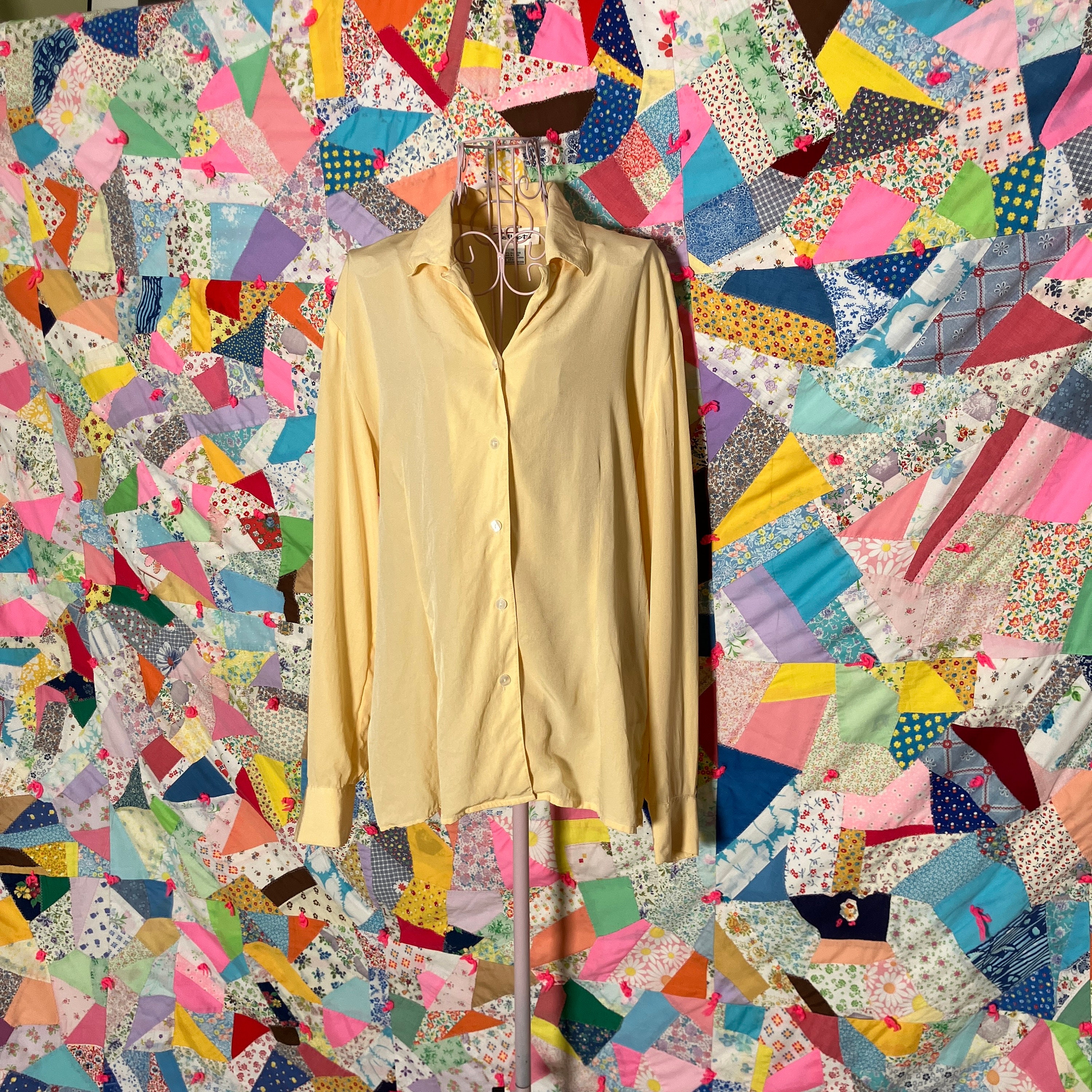 talbots silk blouse