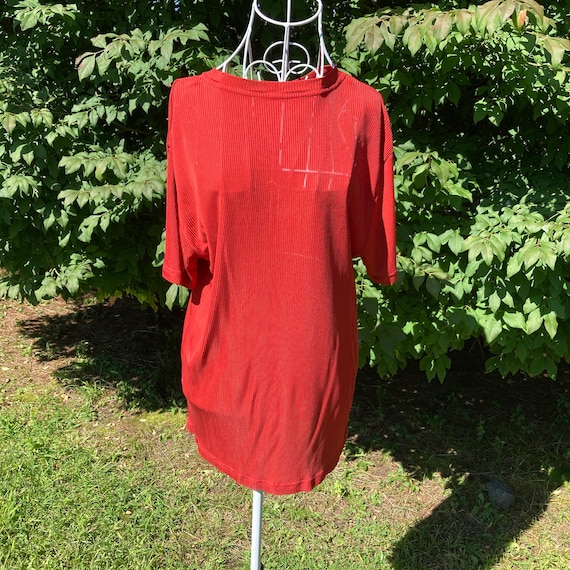 Vintage under shirt | S-L |  90s  1990s rust red … - image 1