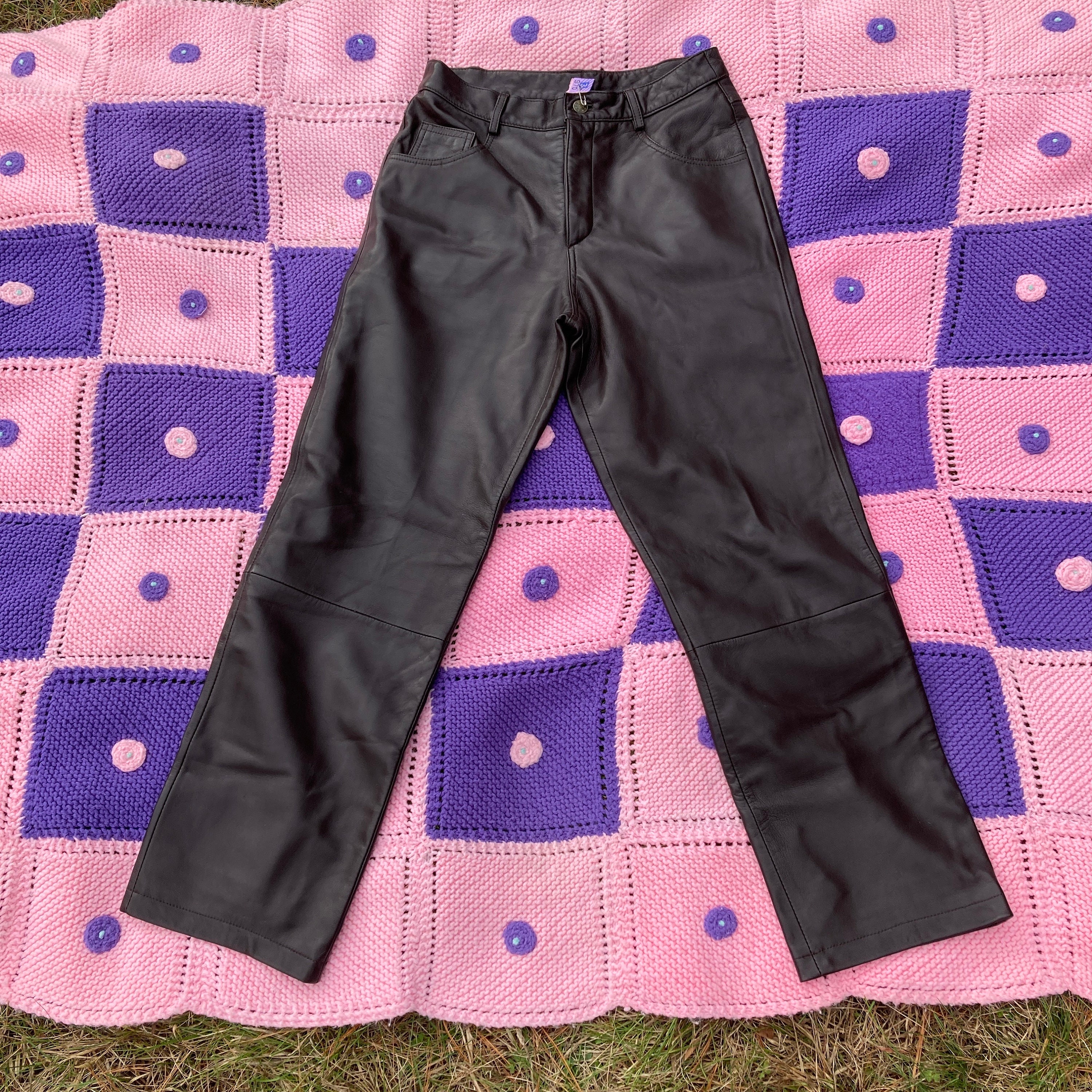 Y2k Leather Pants - Etsy Y2k Leather Pants - Etsy
