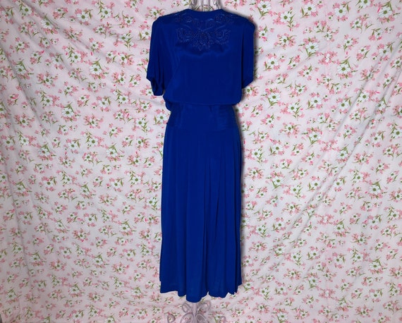 vintage dress floral  90s | XS-S | cottage core b… - image 1
