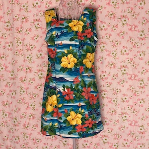 アメリカ製　Shannon Marie素敵フラダンスドレス ❤️プルメリア花柄 Shannon Marie Dresses - Etsy