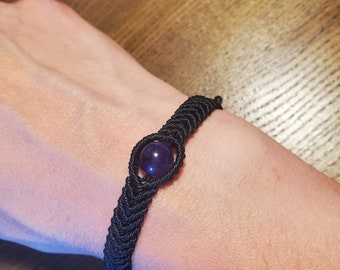 Freccia bracelet with semi-precious stone