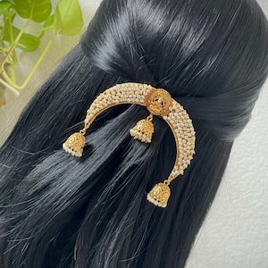 Antique Hair Pin Goddess Lakshmi Juda Pin Veni Pin Classical