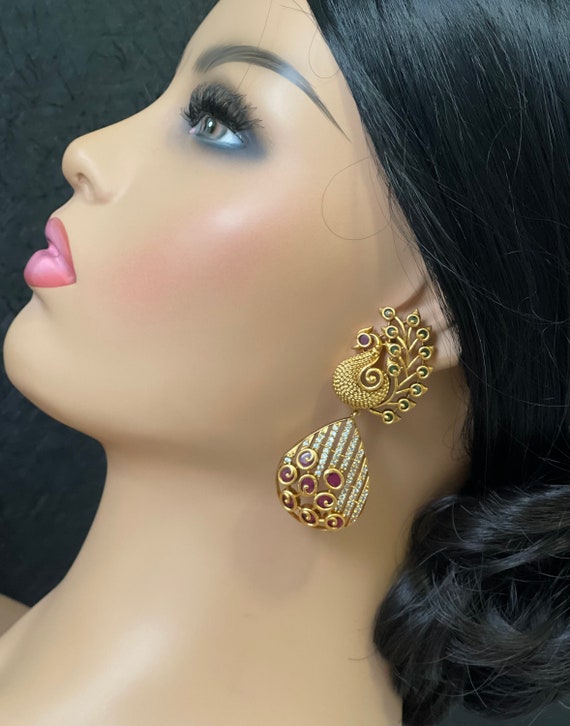 Premium AD Earrings Jhumkas JH3579 – Jewel Palace